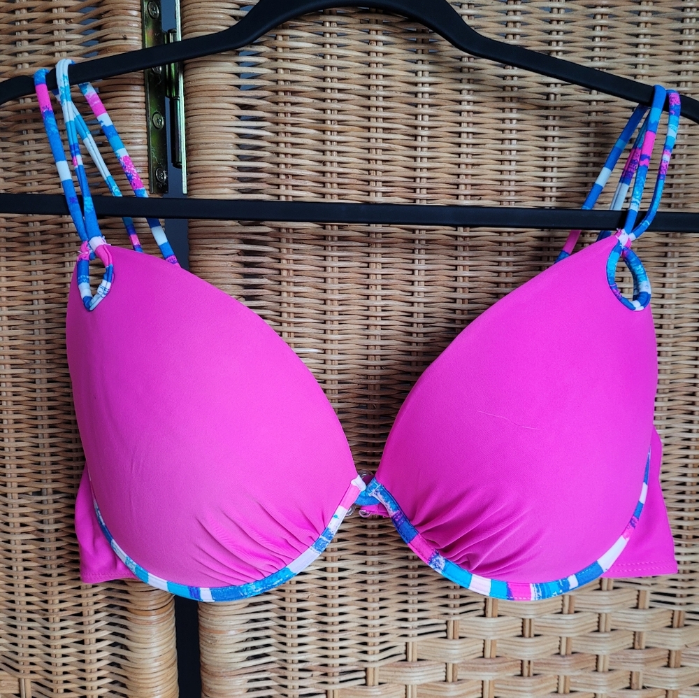 Vibrant Pink Bikini Top